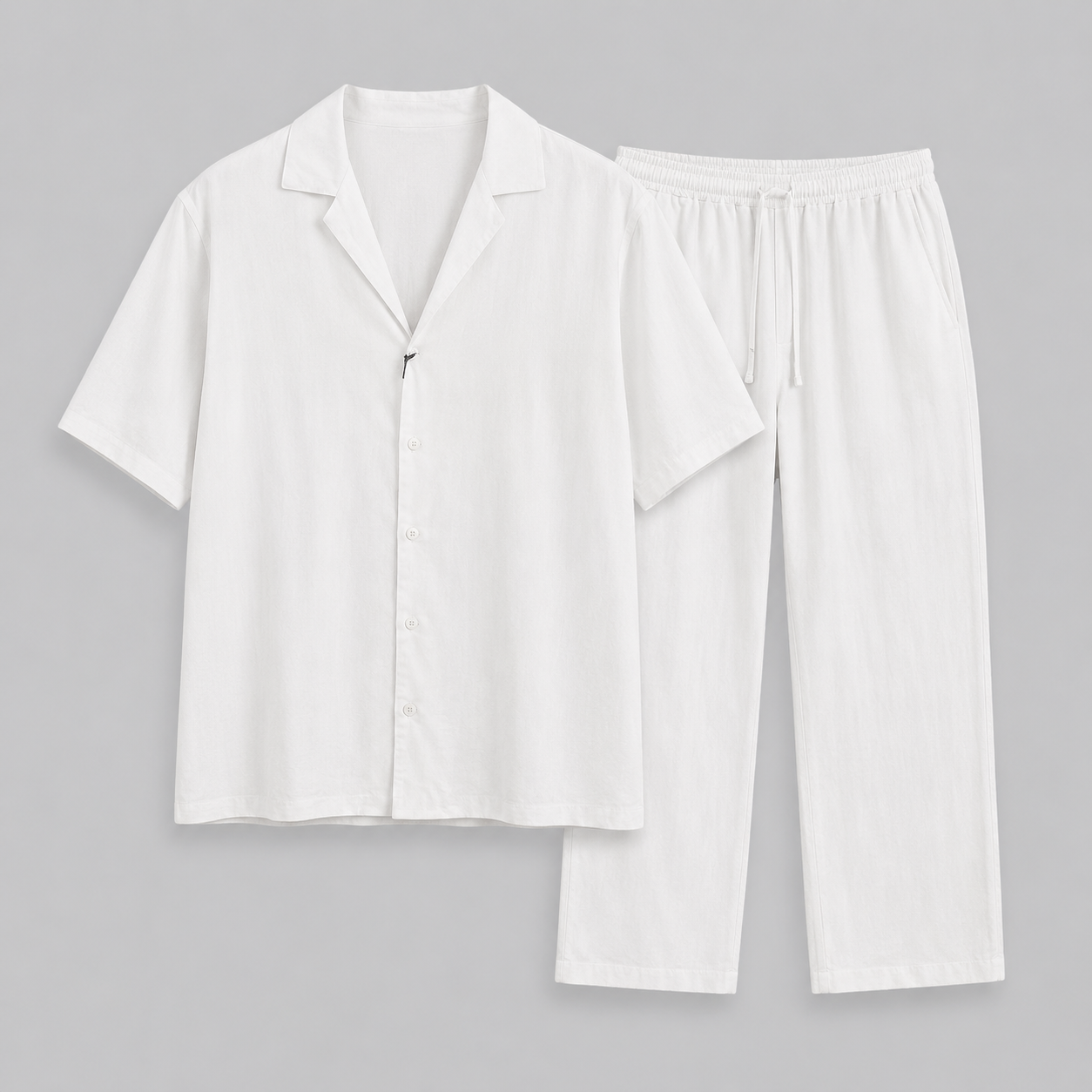 Coordinato white lino