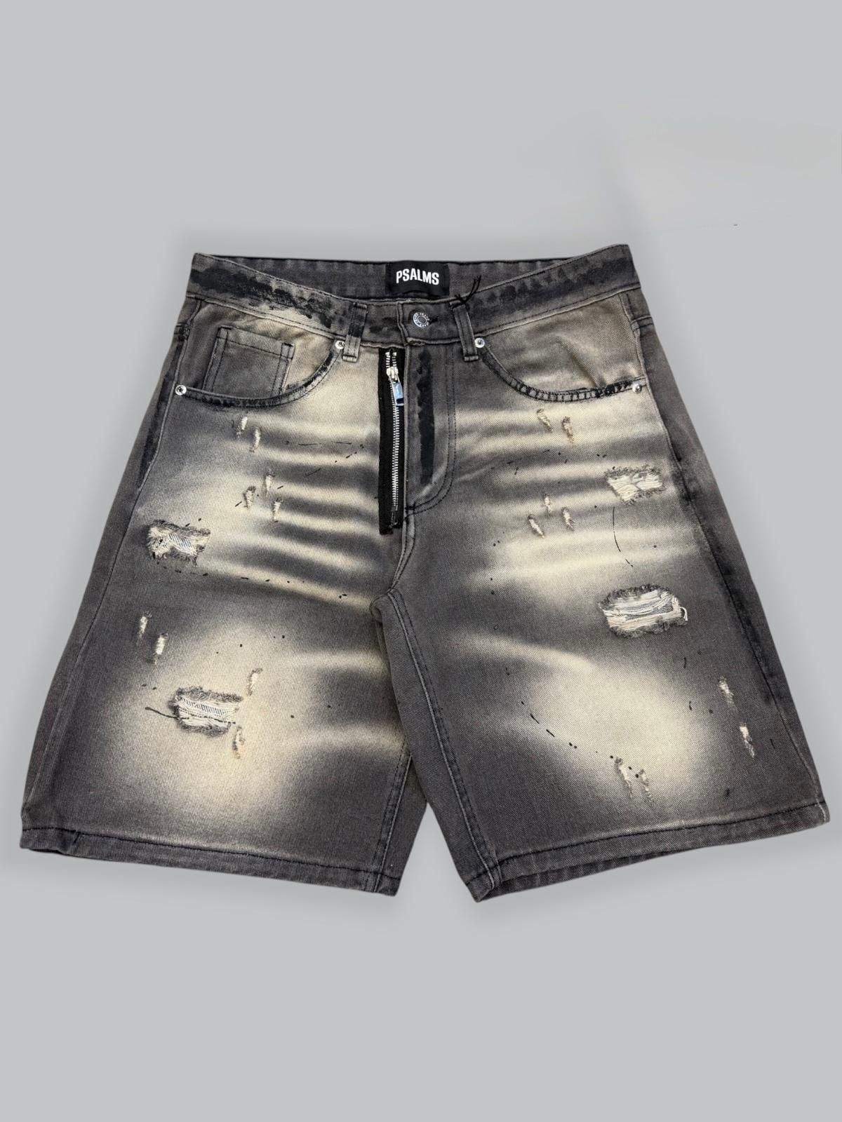 Short dsq sabbiato zip