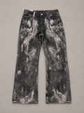 Jeans Flared marmorizzato