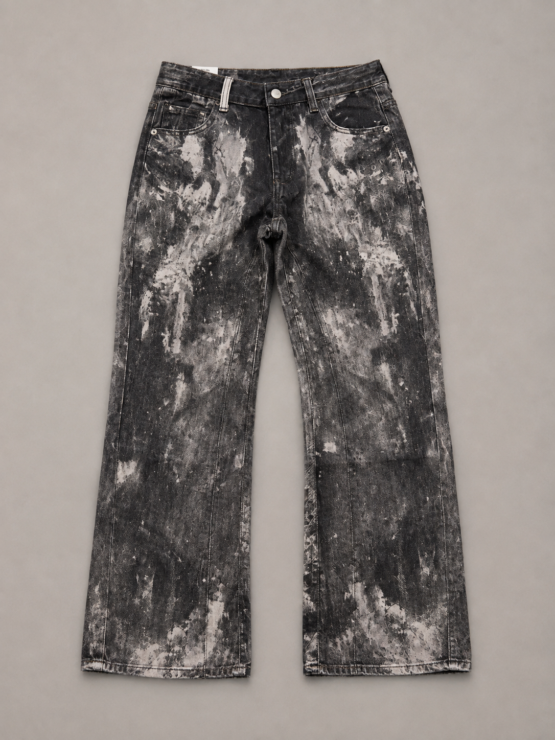 Jeans Flared marmorizzato