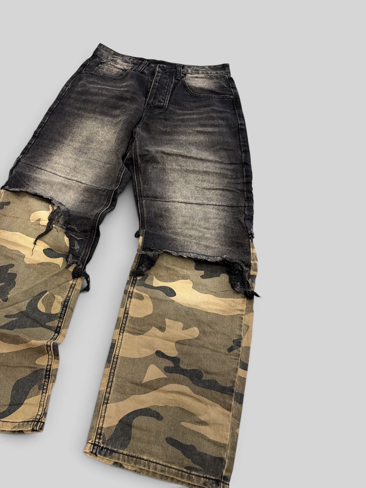 Jeans military black army