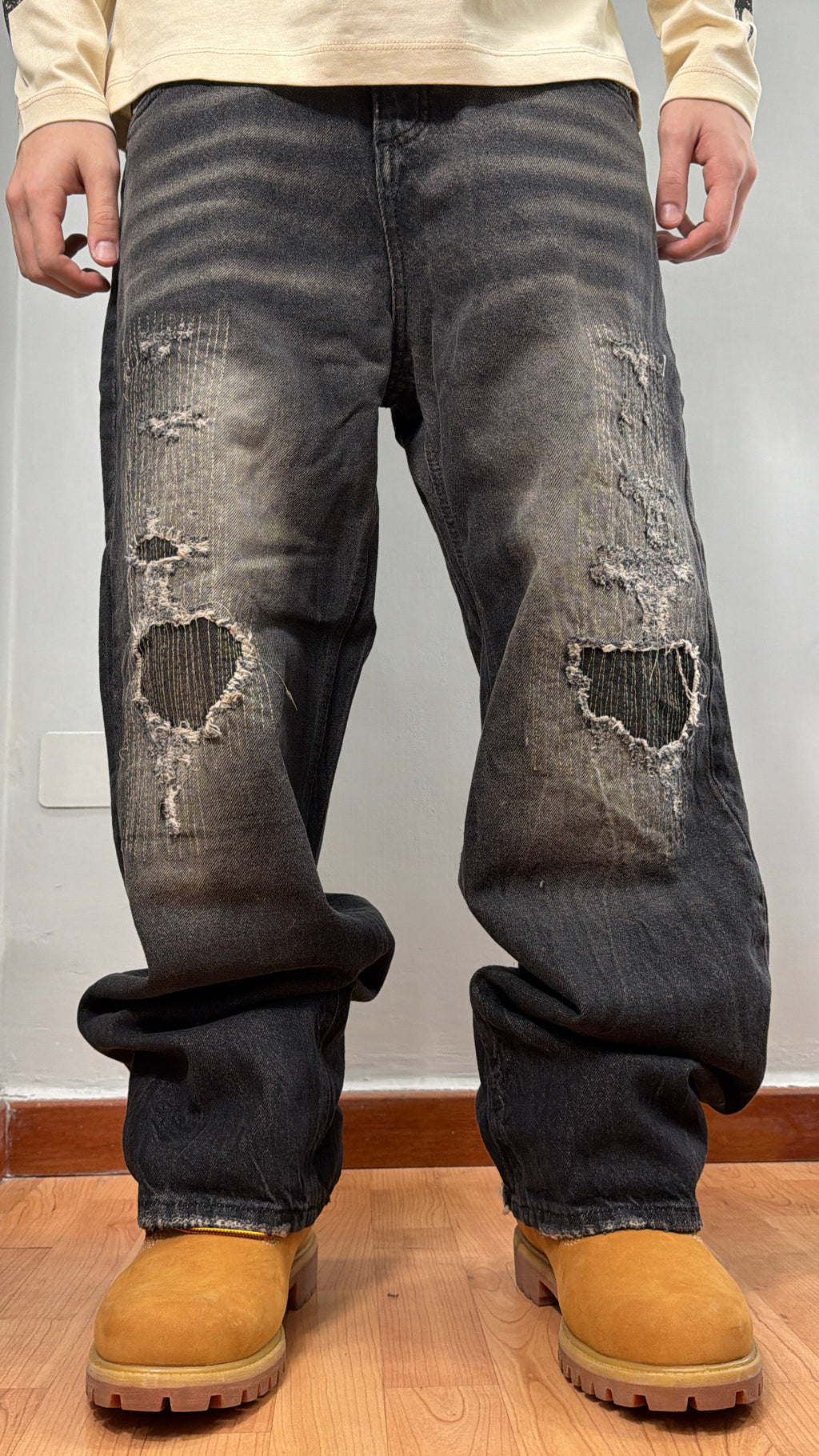 Super Baggy Repatch Black