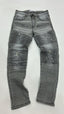 Jeans biker light gray