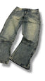 Jeans sabbiato zip