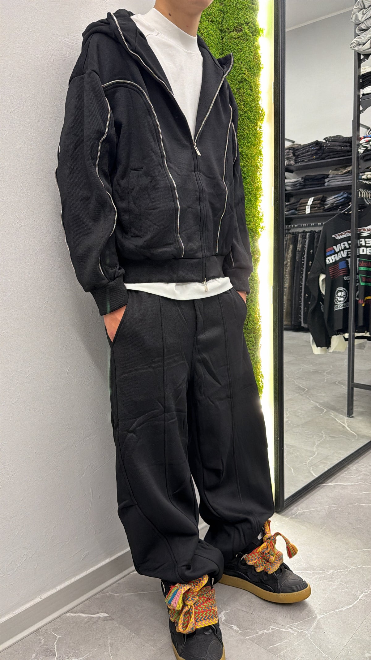 Coordinato tuta full zip