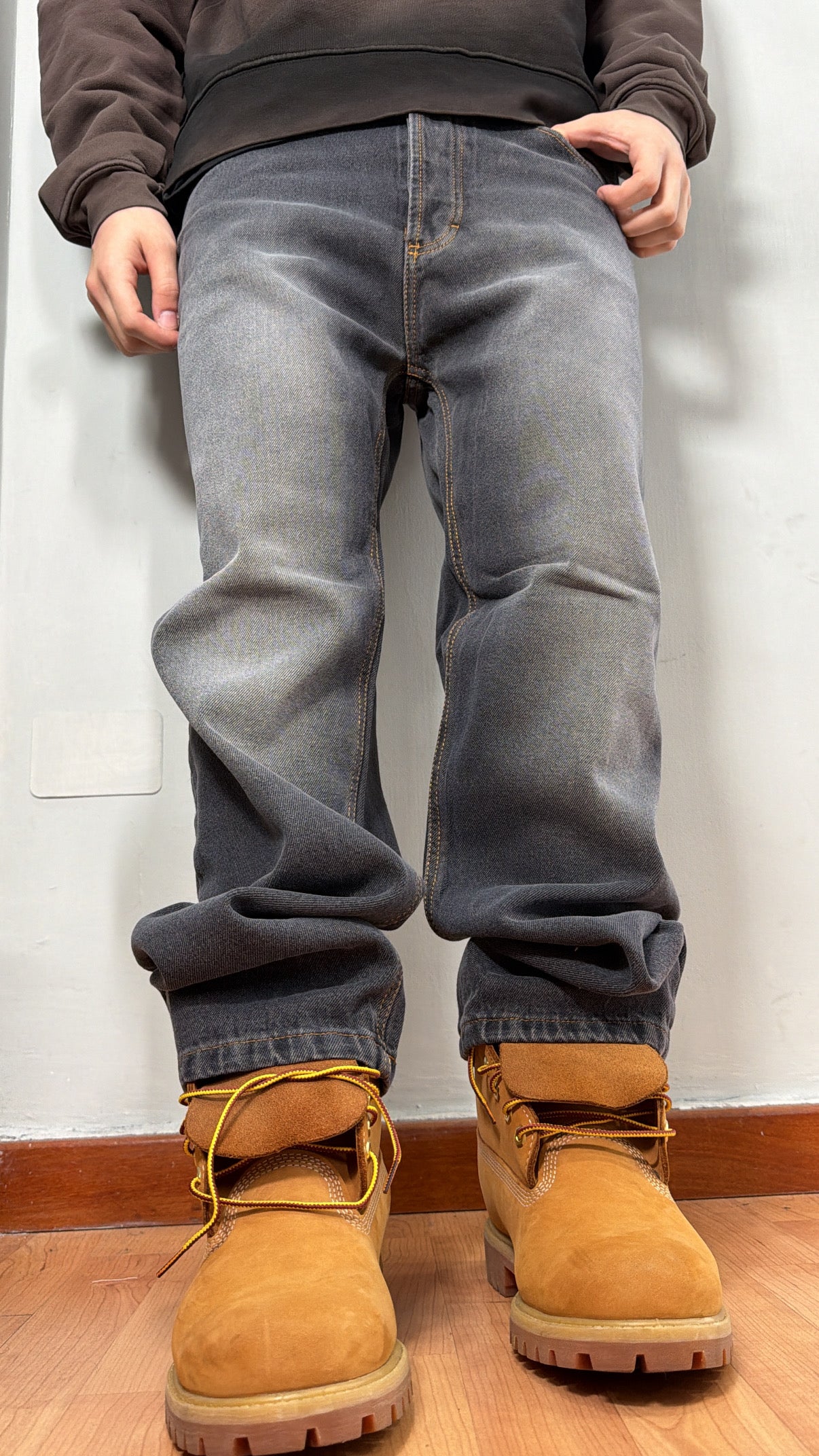 Baggy denim gray