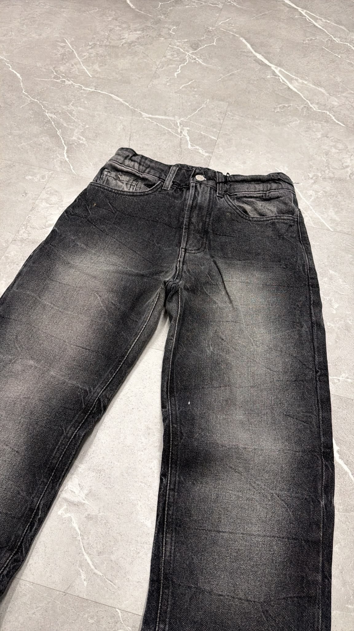 Jeans baggy sfumato jr