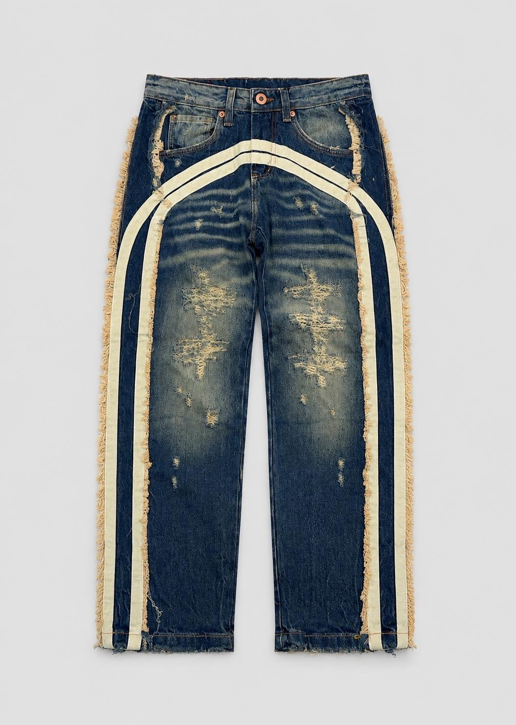 Baggy 550 sabbiato blue jr
