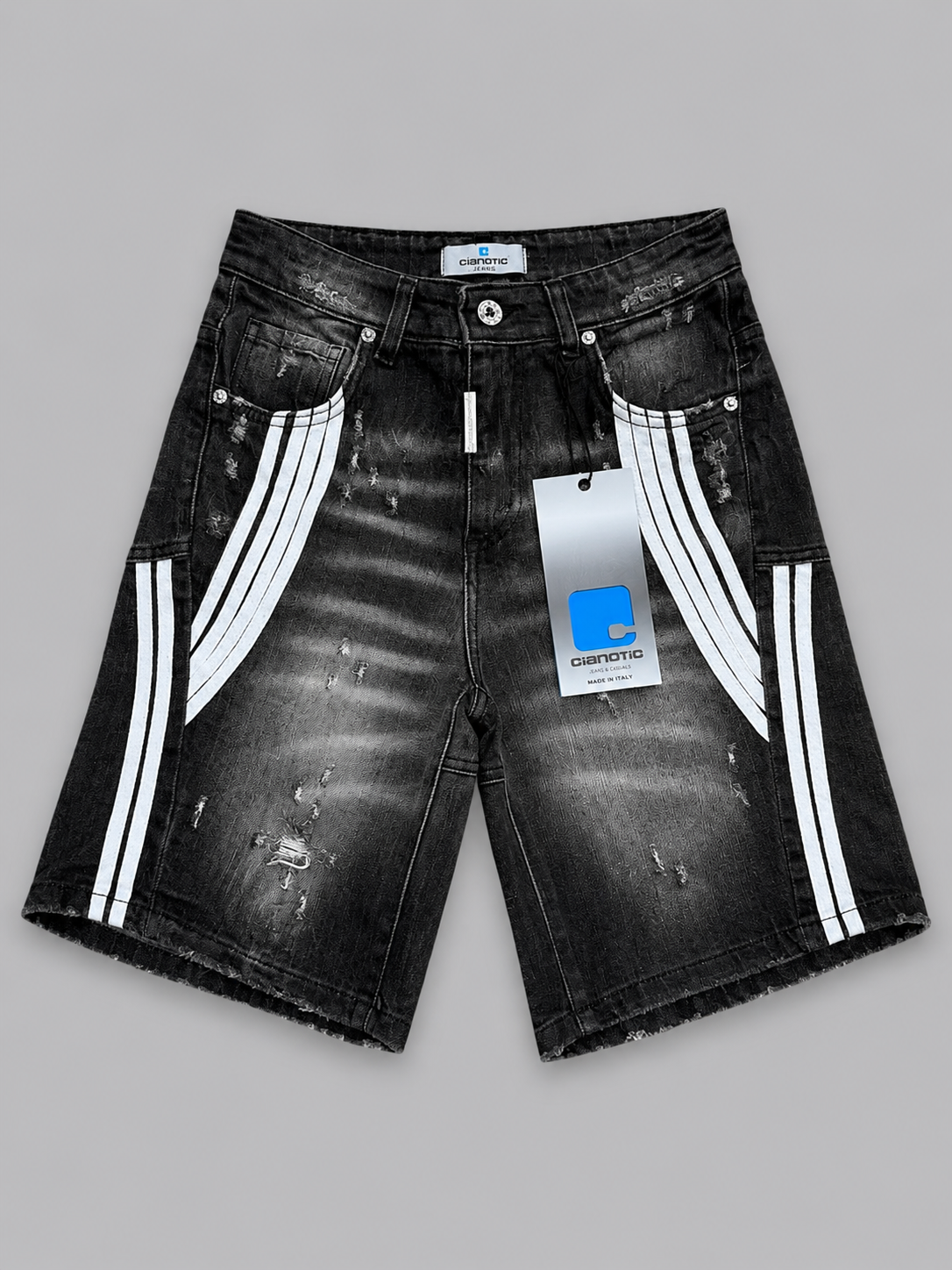 Short stripes black