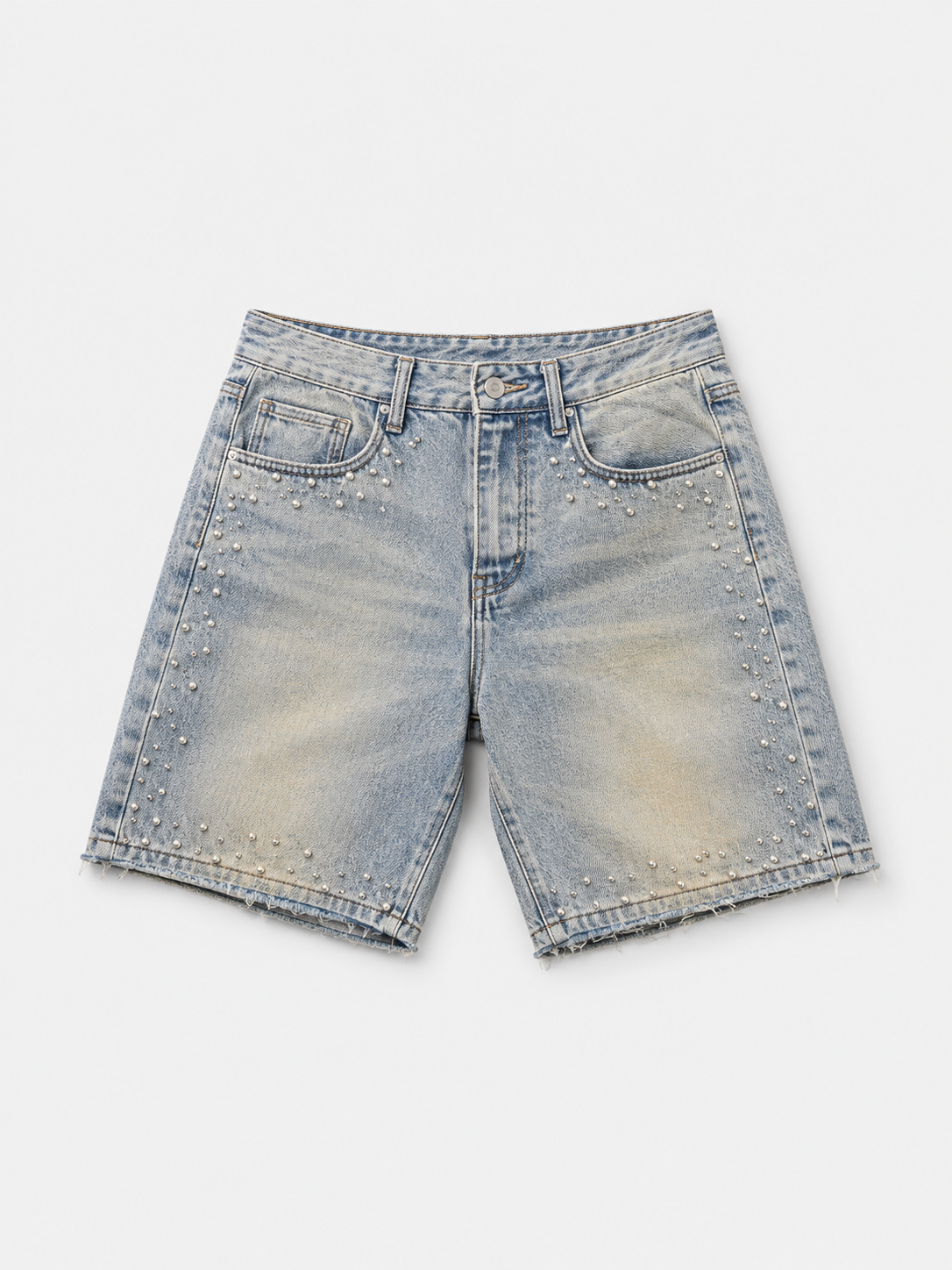 Short borchie sabbiato