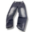 Jeans baggy gray shaded