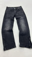Jeans flare zip d.g.