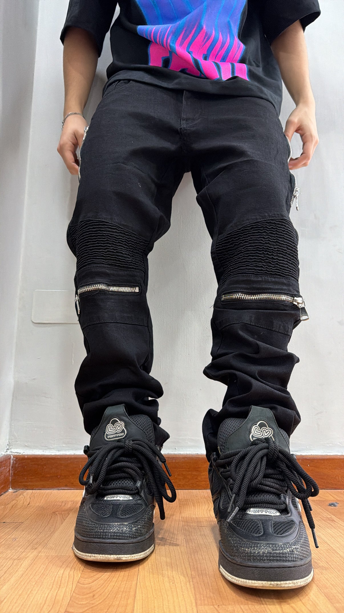 Biker type black