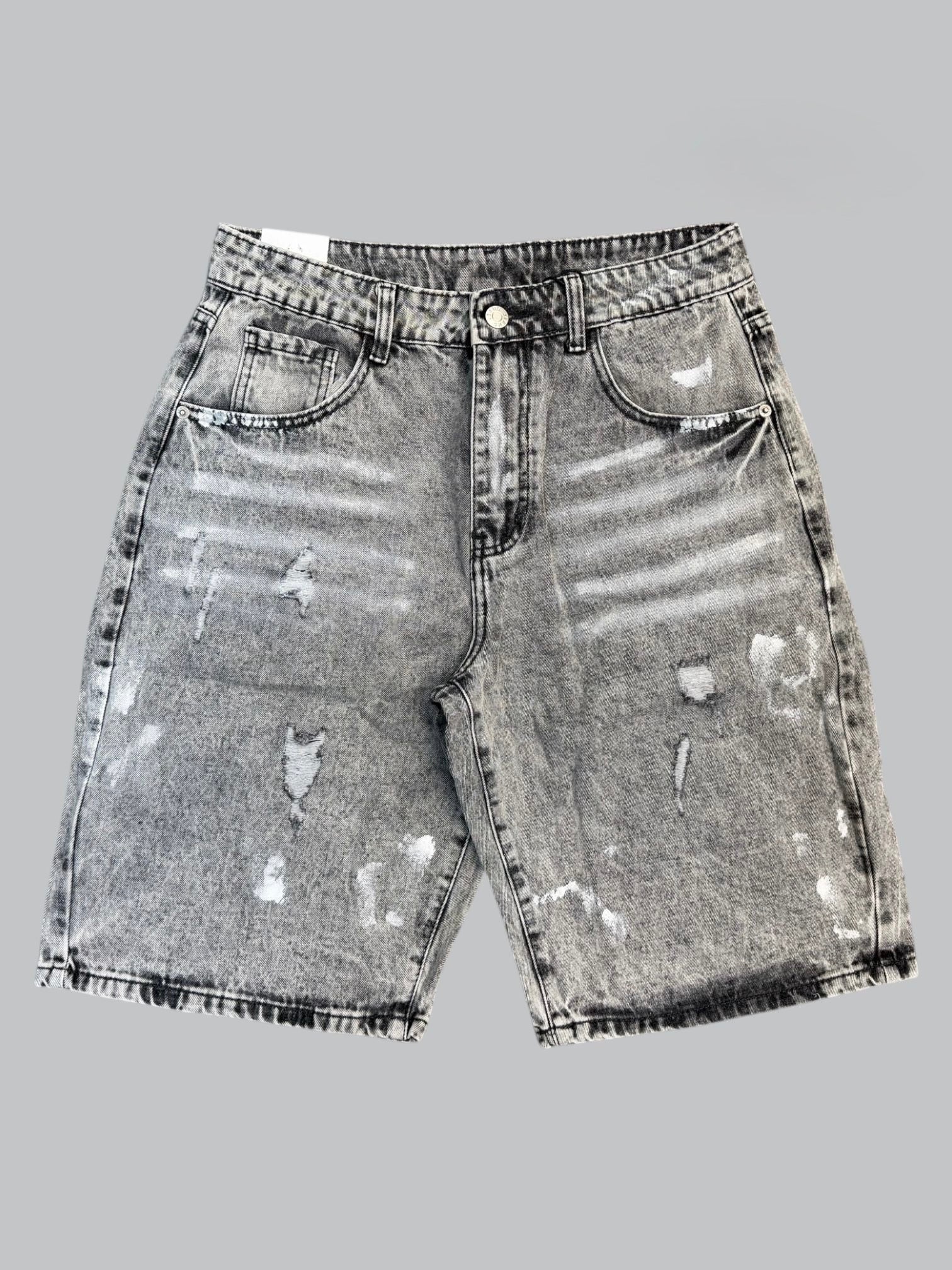 Short painting gray
