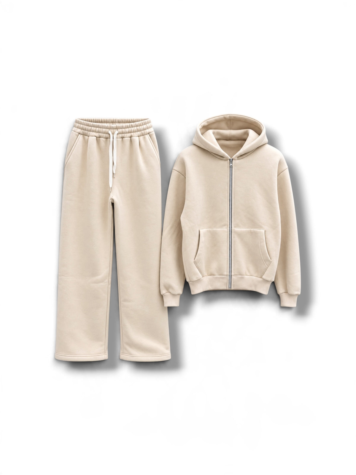 Coordinato tuta zip basic