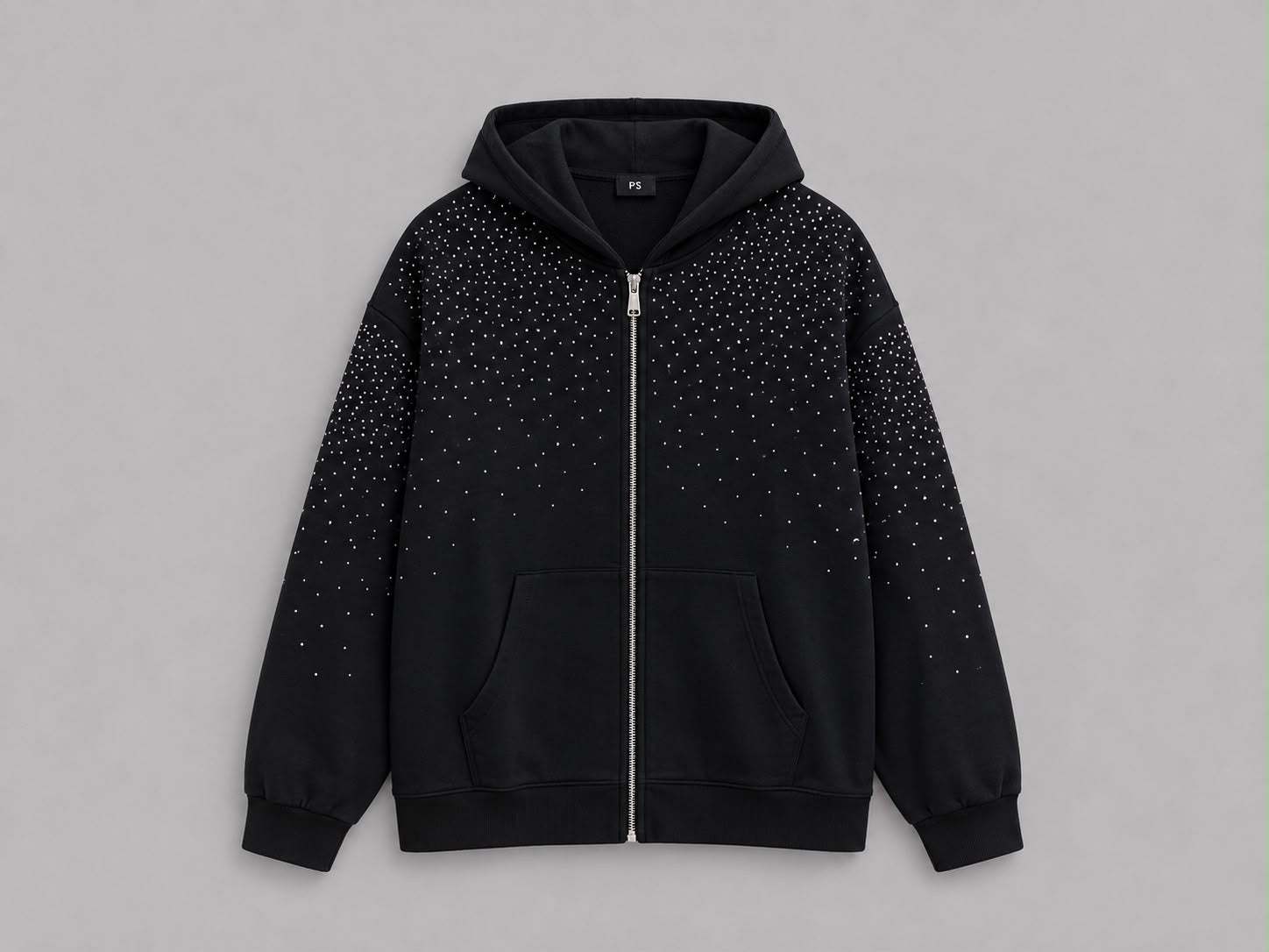 Felpa diamond zip