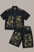Coordinato jeans bicolor