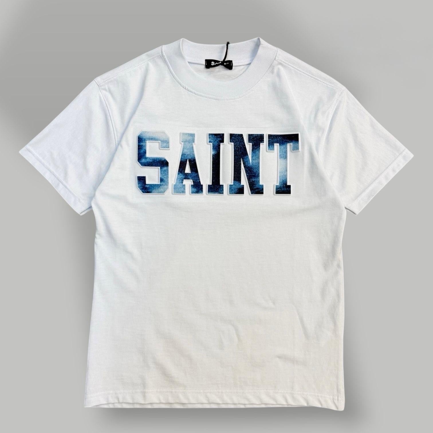 T-shirt SAINT blu