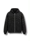 Felpa diamond zip