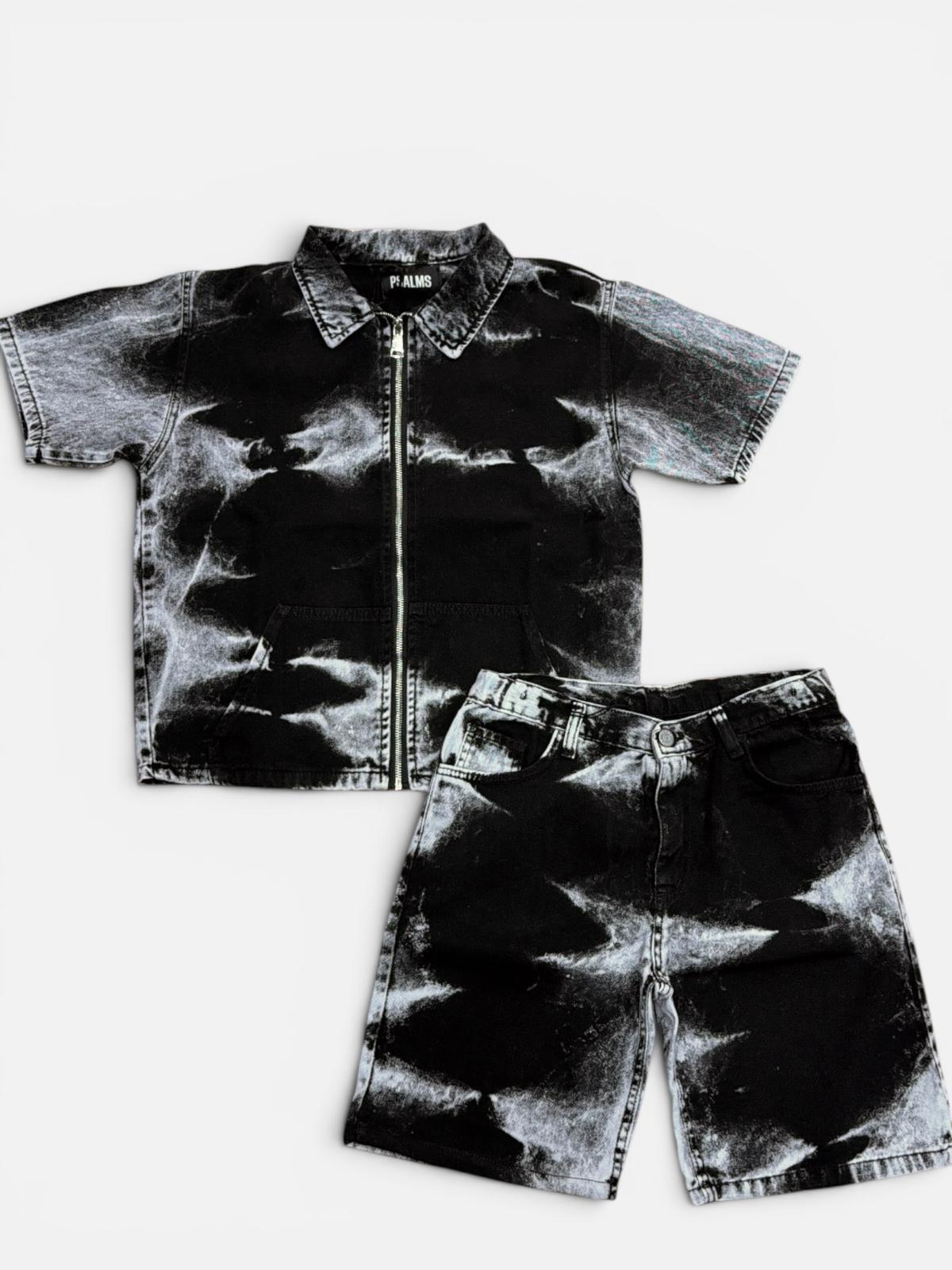 Coordinato black and white jr