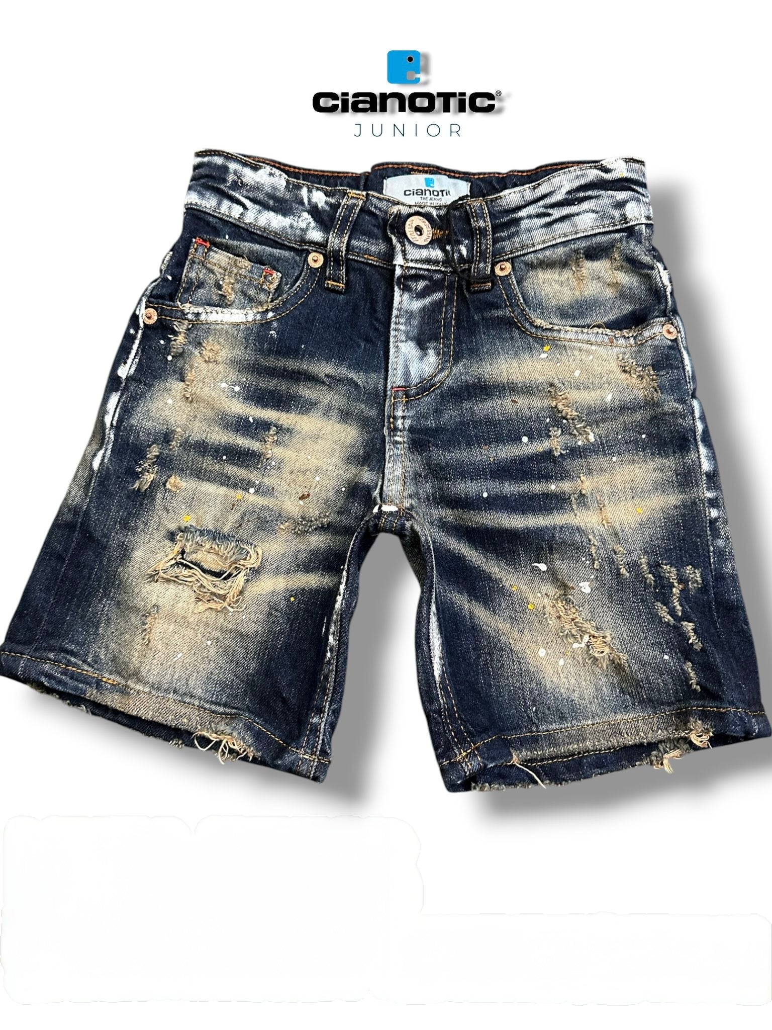 Short cannes blu sabbiato jr