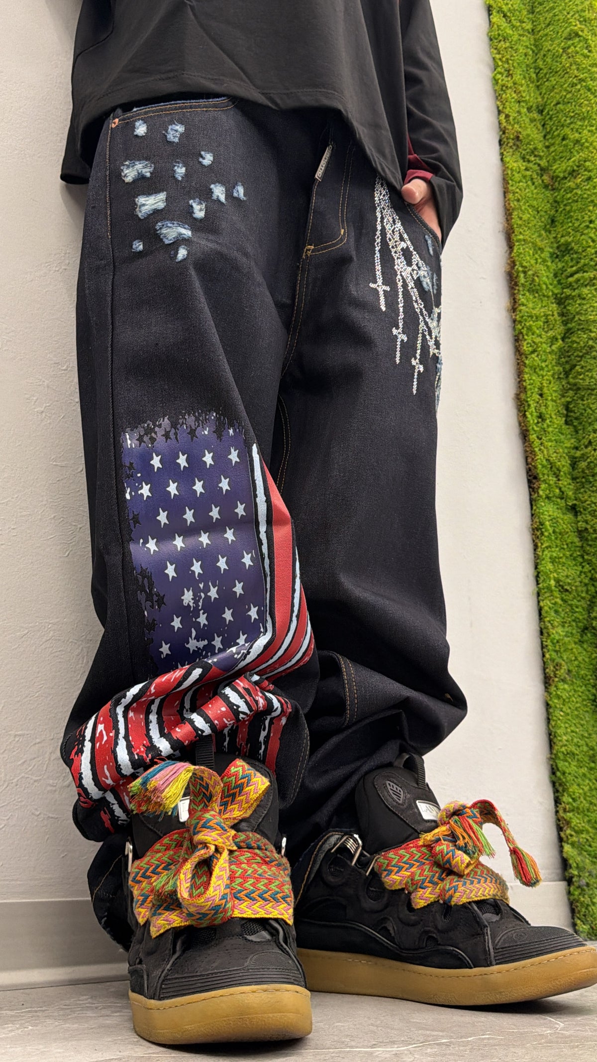 Super baggy American blu