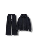 Coordinato tuta zip basic