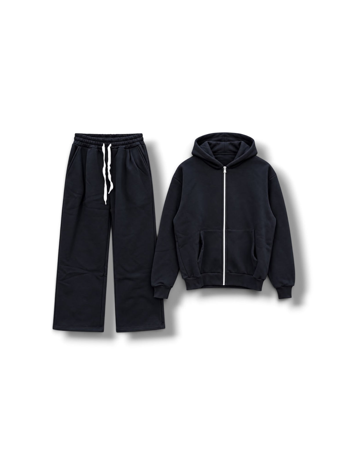 Coordinato tuta zip basic