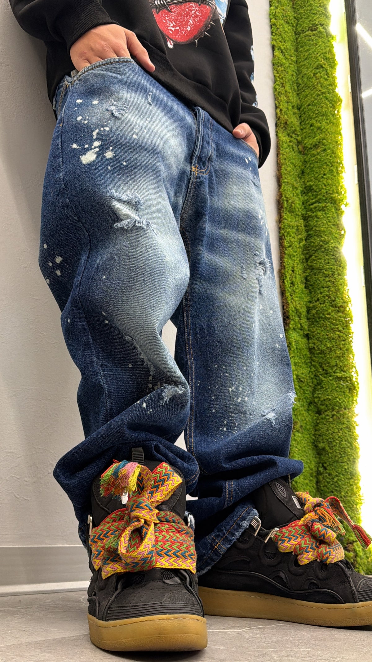 Jeans baggy ocean