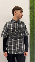 Camicia doublesleeve borchie