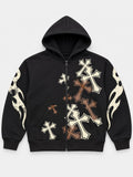 Felpa zip croci jr