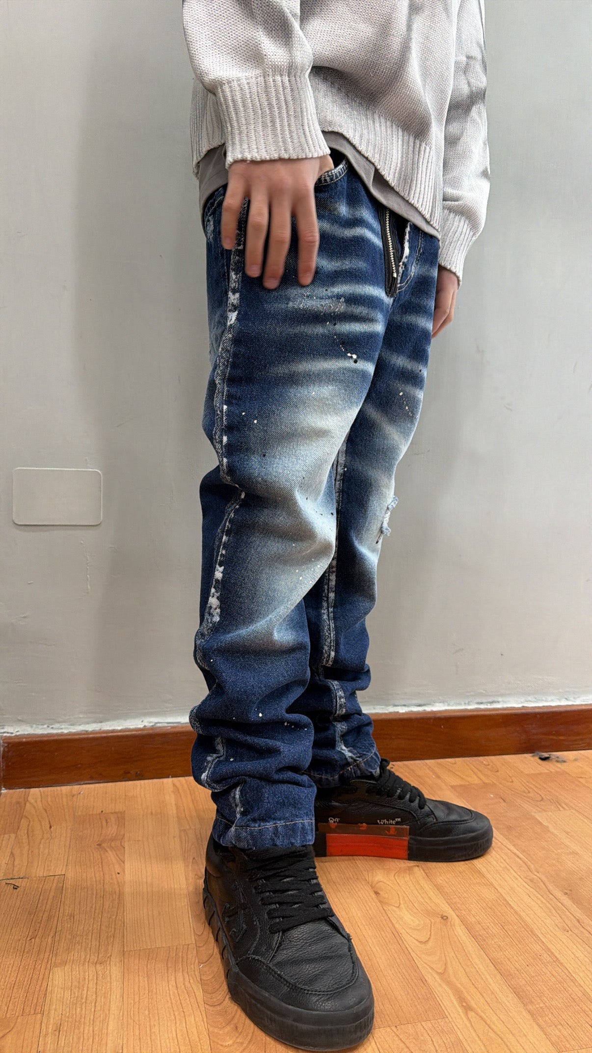 Jeans DQ2 zip jr
