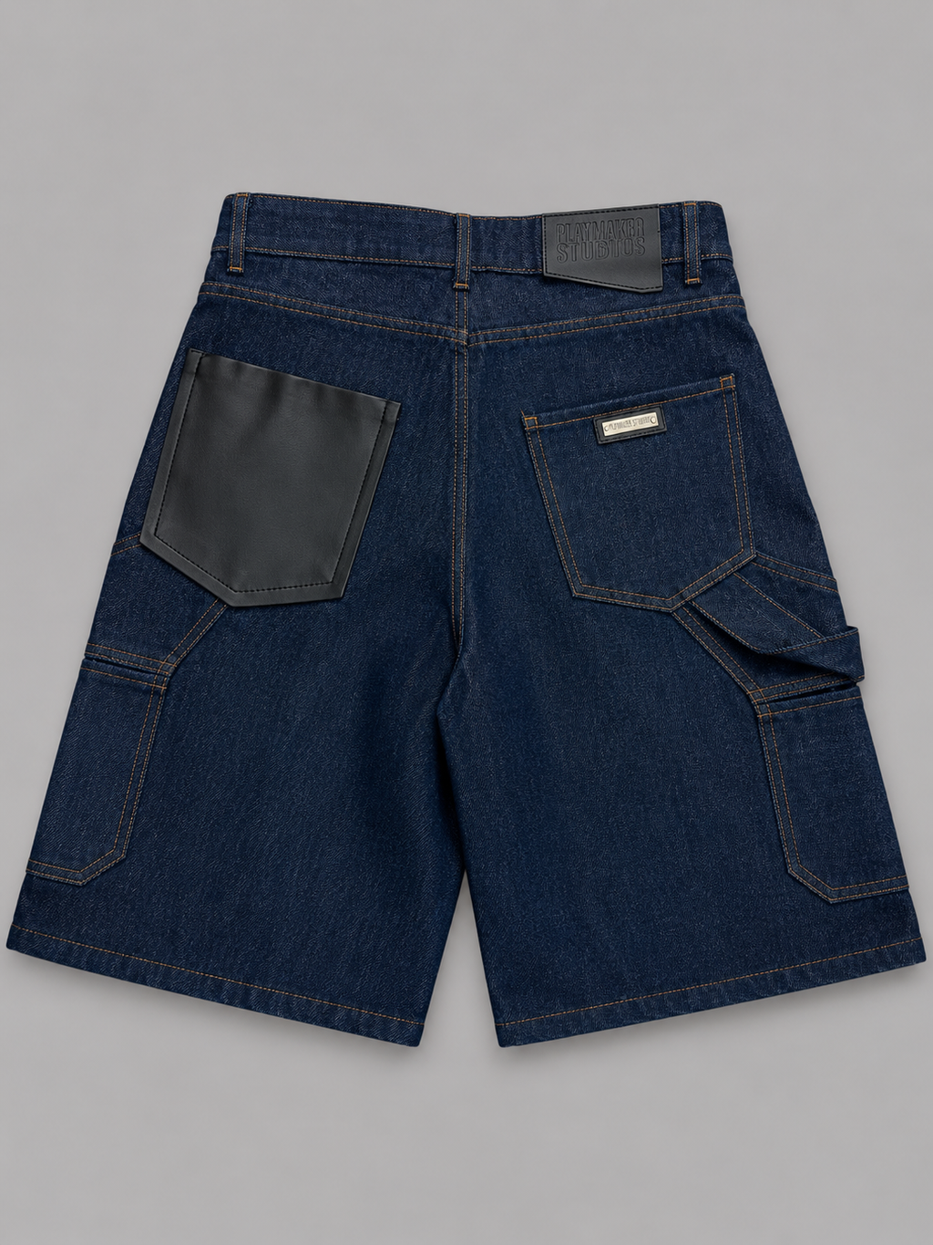 Short denim borchie