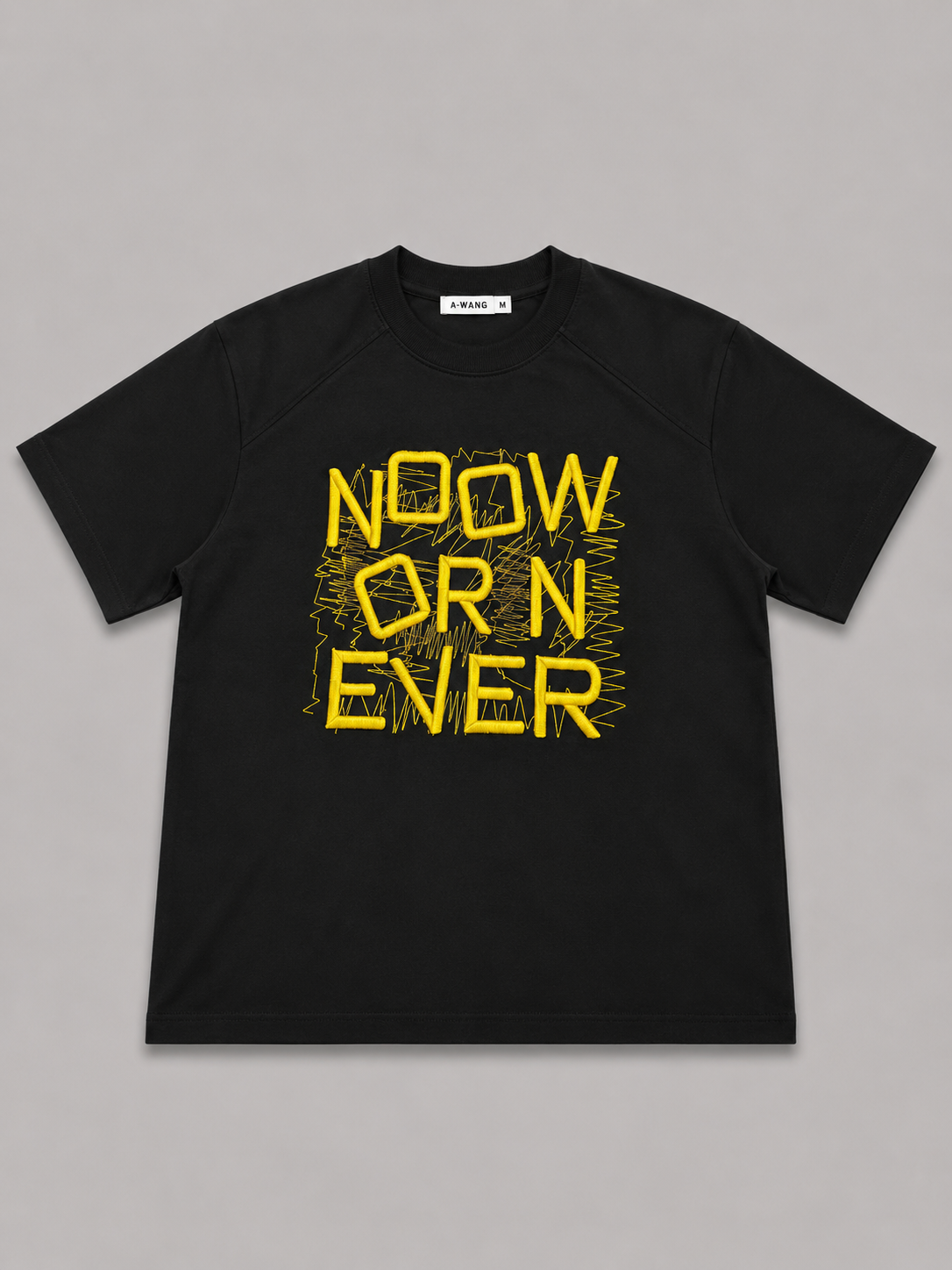T-shirt never ricamo