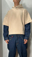 Longsleeve manica jeans