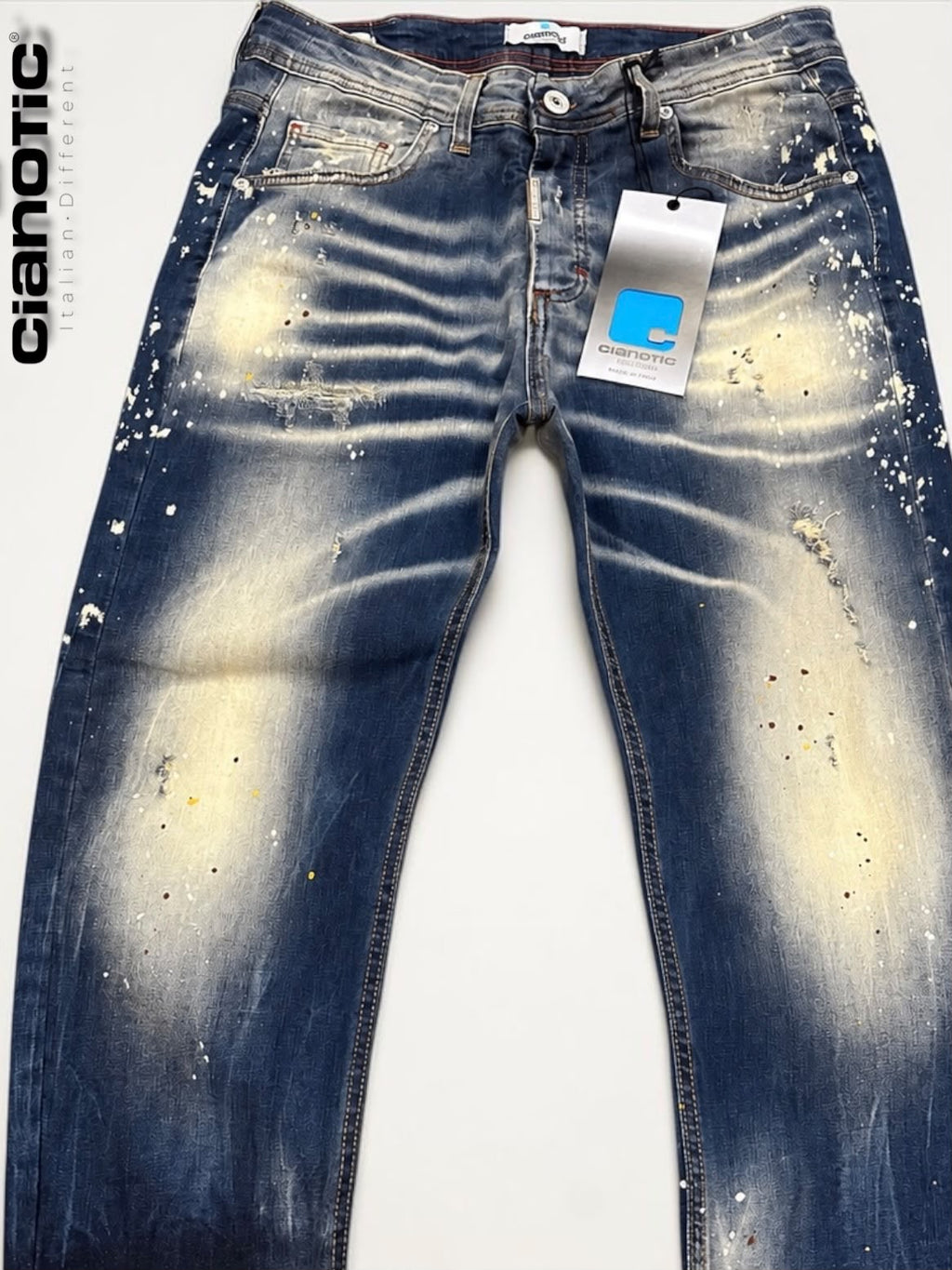 Jeans new fit dsc9 sabbiato blu