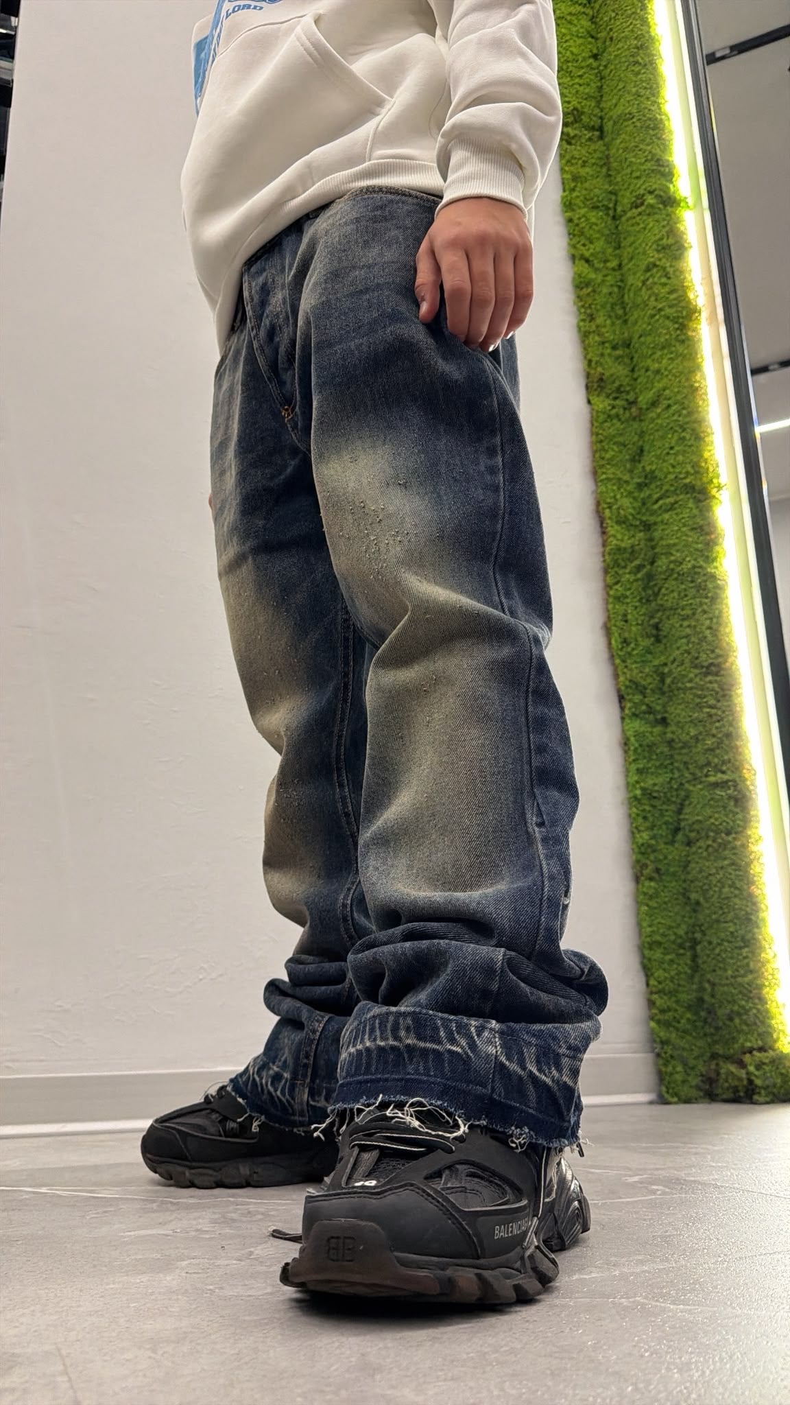 Jeans flare Miami sabbiato