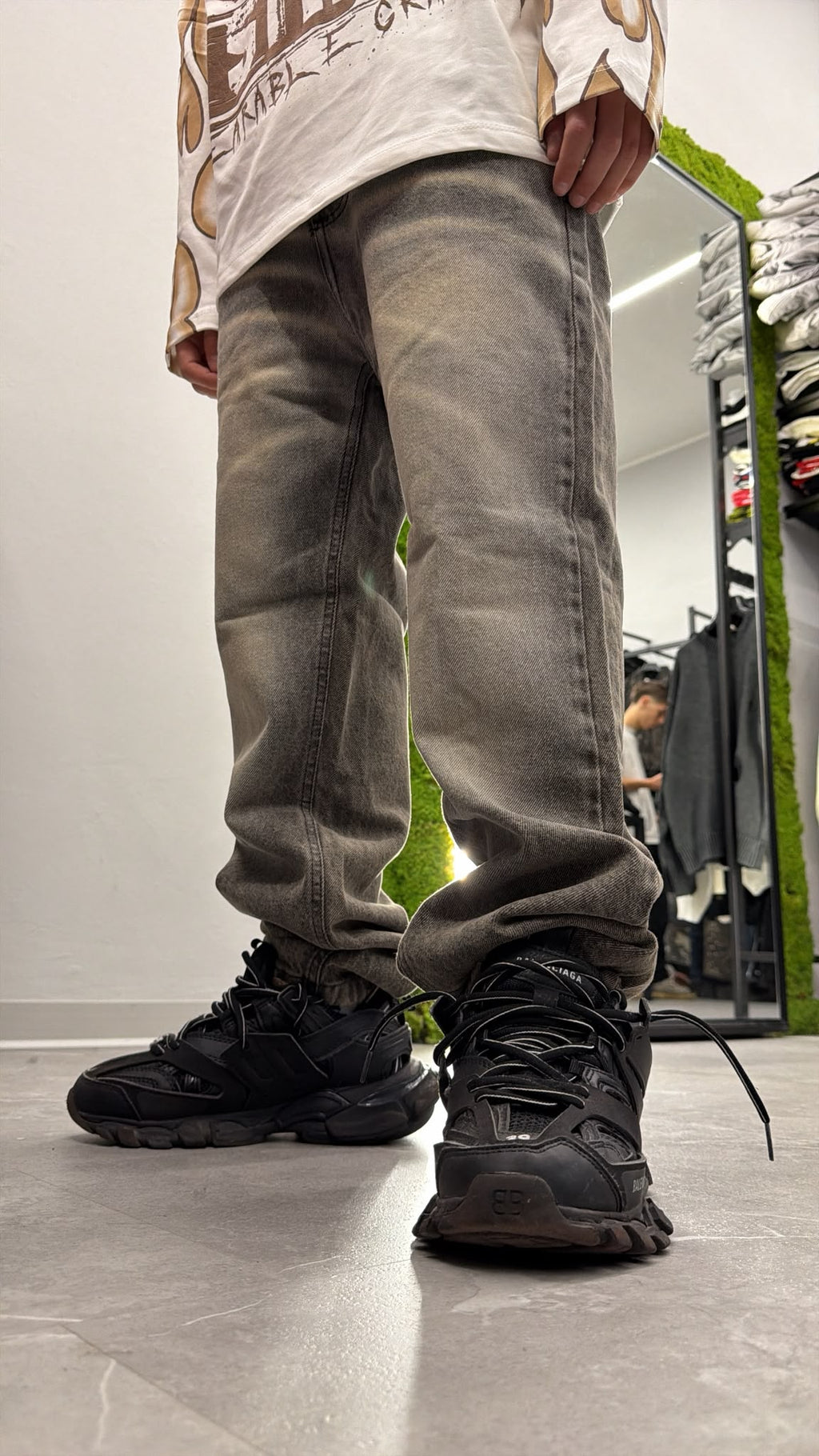Jeans baggy gold jr