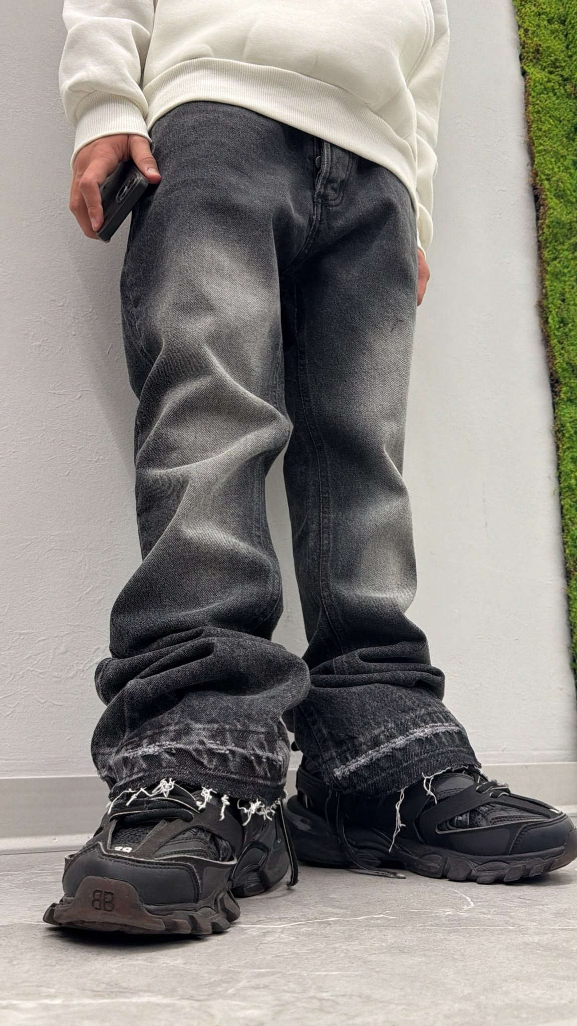Jeans flare miami black