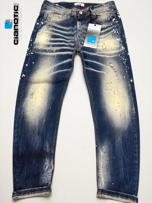 Jeans new fit dsc9 sabbiato blu