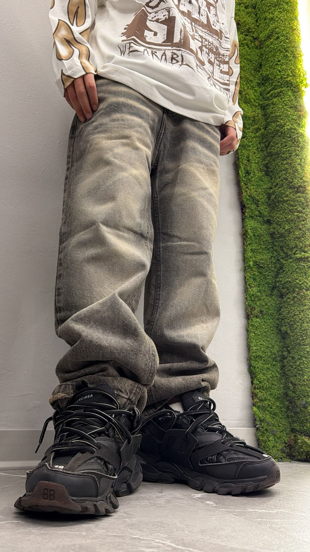 Jeans baggy gold jr