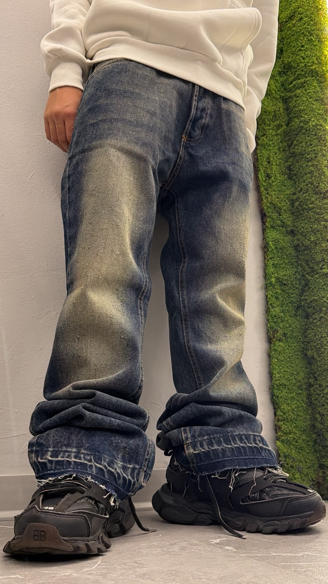 Jeans flare Miami sabbiato